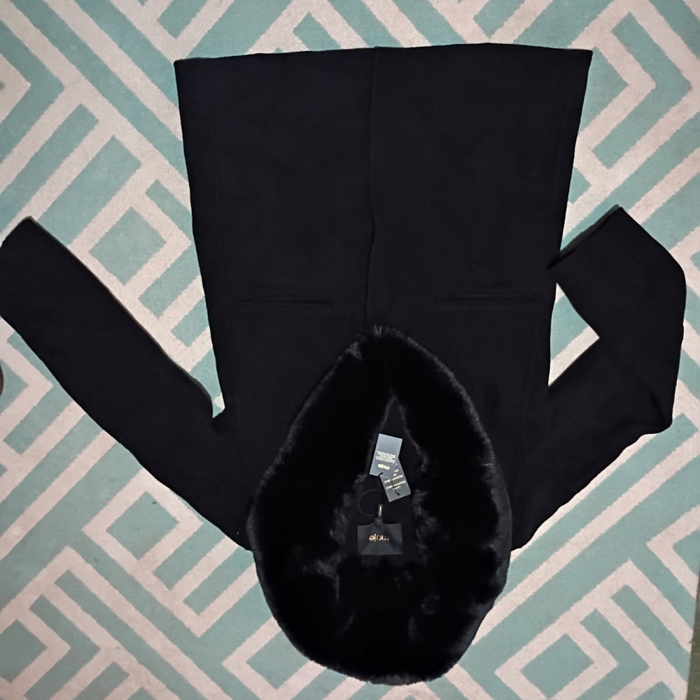 Maje Women's Double-Faced Mid-Length Wool Coat